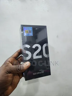 New Samsung Galaxy S20 Ultra 5G 256 GB Black