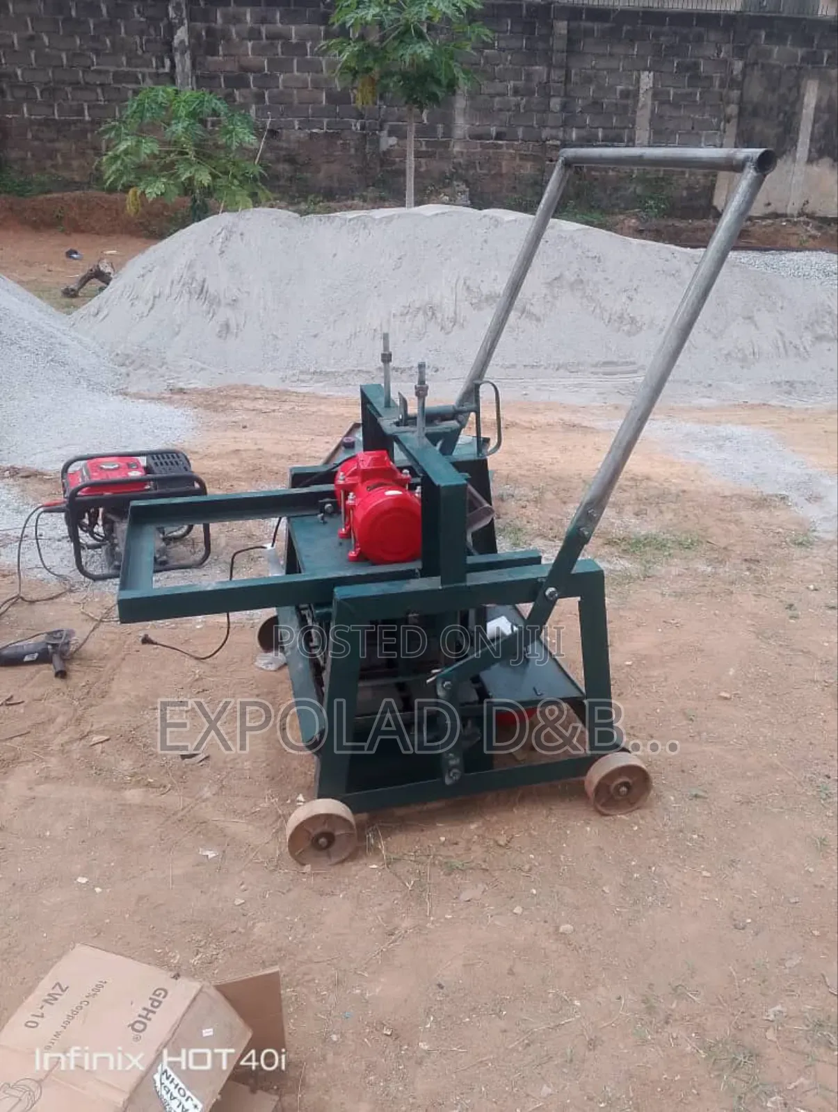 Egg Laying Concrete Block Machine