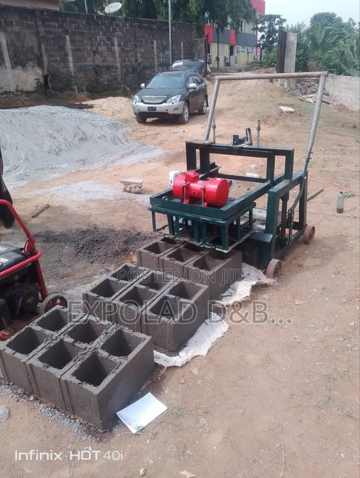 Egg Laying Concrete Block Machine