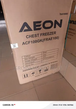 Aeon 100l Chest Freezer- Acf100gk