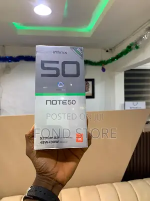 New Infinix Note 50 4G 256 GB Black