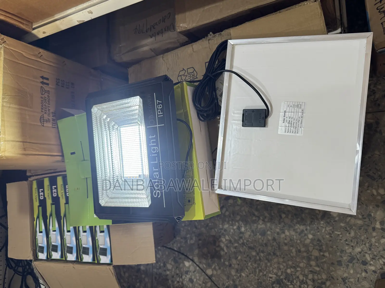 Observer 300w Solar Flood Light Powerful Outdoor Led Security Lighting