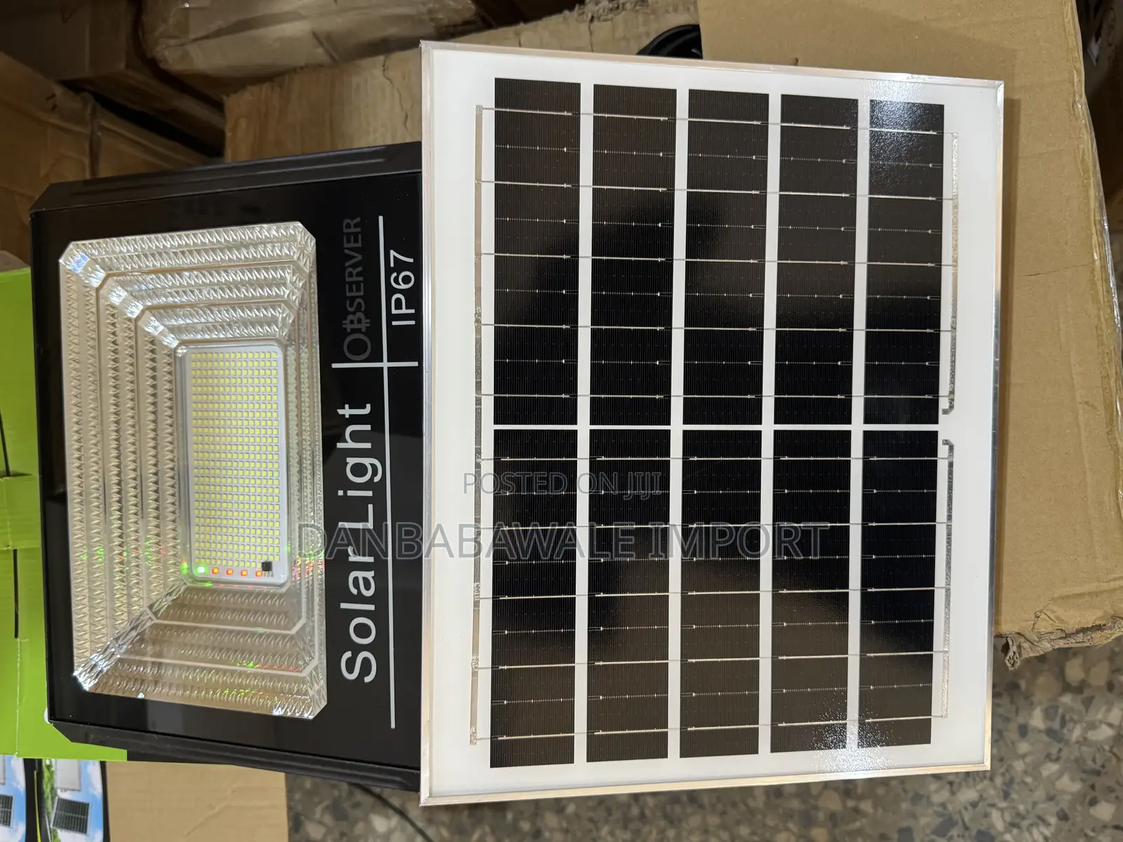 Observer 300w Solar Flood Light Powerful Outdoor Led Security Lighting