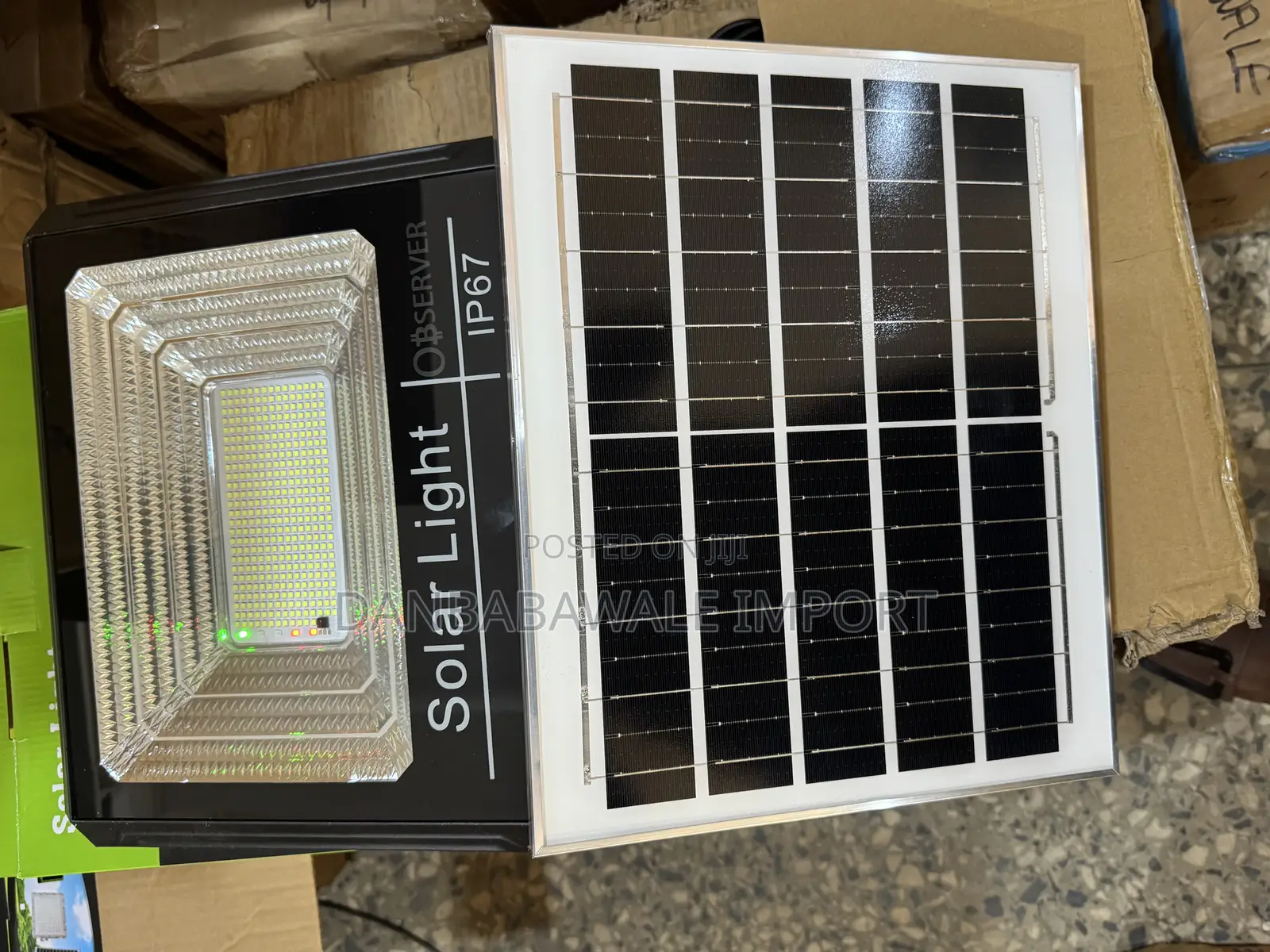 Observer 300w Solar Flood Light Powerful Outdoor Led Security Lighting