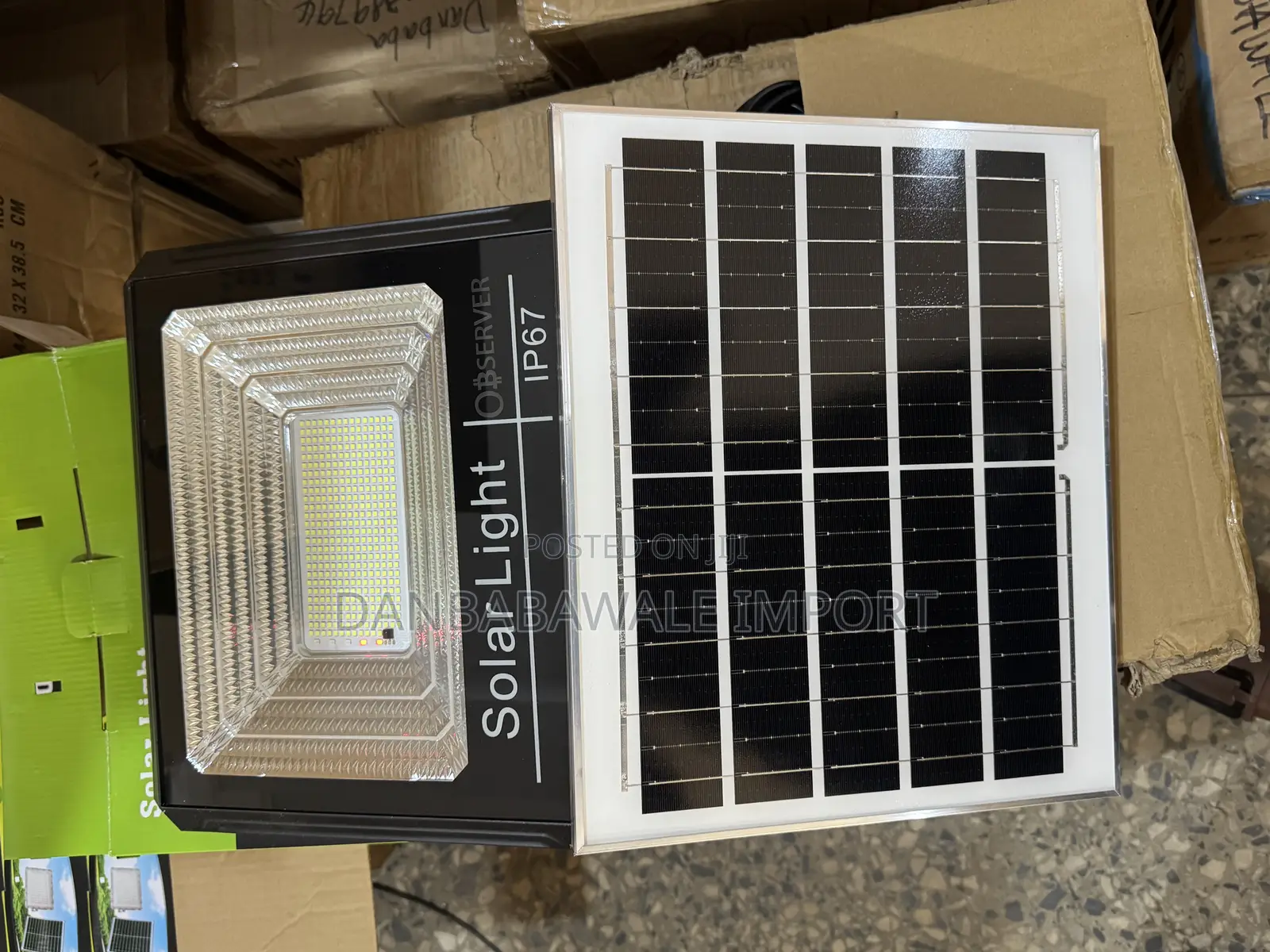 Observer 300w Solar Flood Light High-Power Outdoor Security Led Light