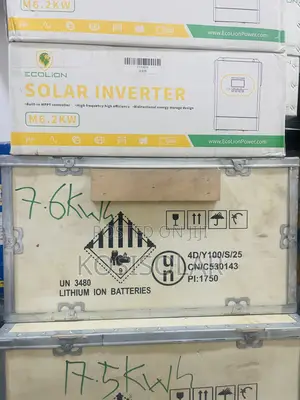 7.6kwh 48v Ecolion Lithium Ion Battery