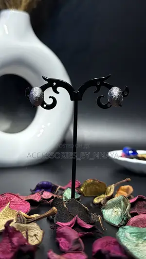 Matte Silver Studs