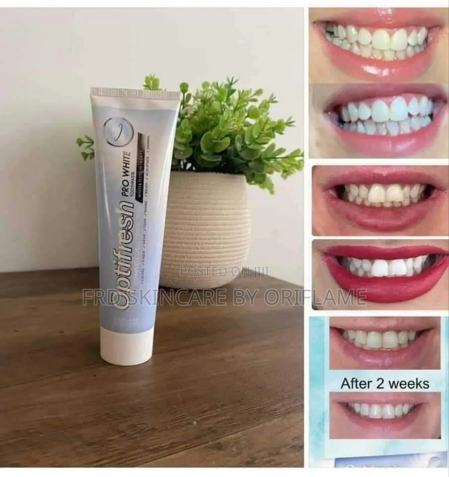 Optifresh Pro White Toothpaste Whiter Teeth in 14 Days