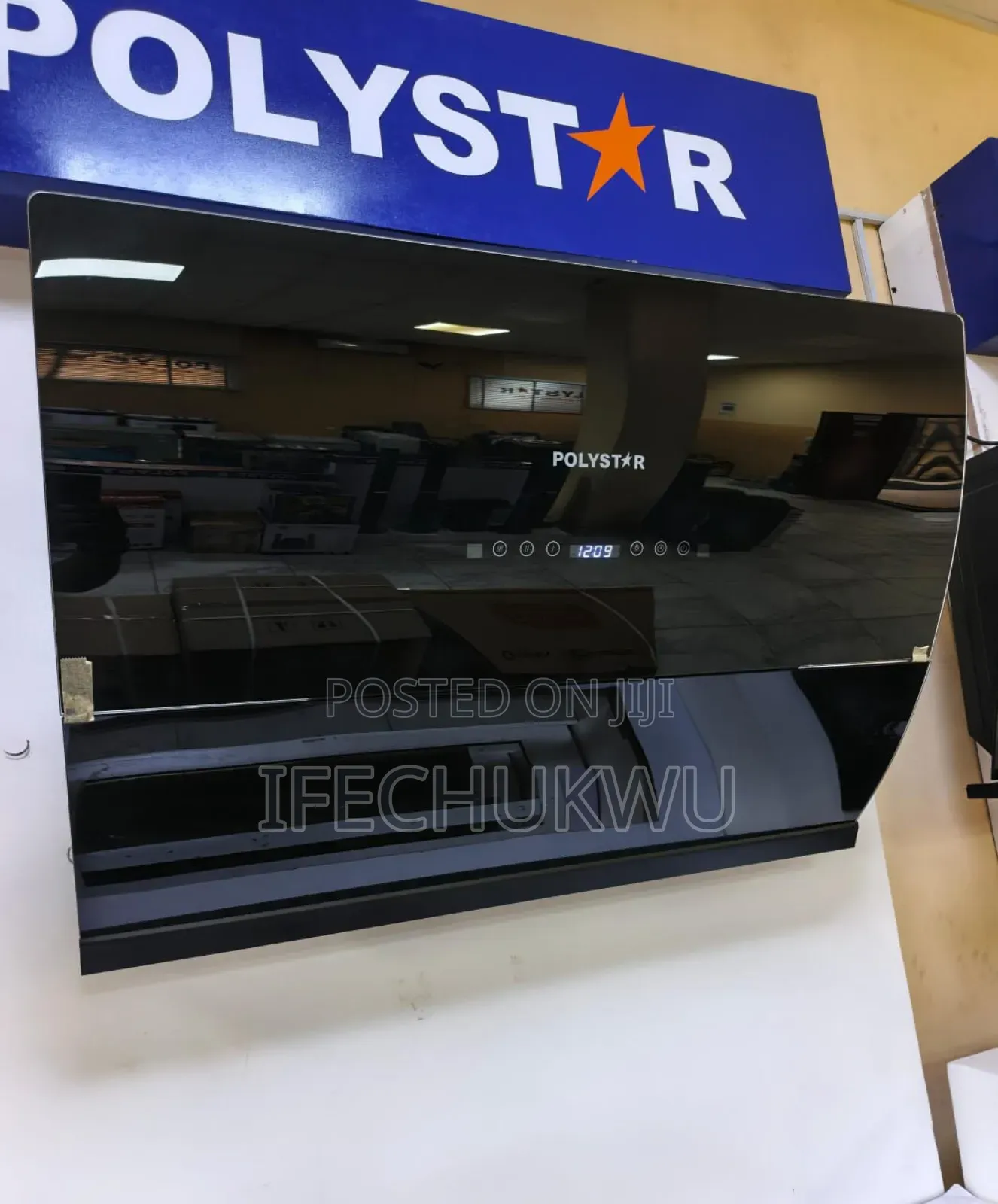 Original Quality Polystar Plasma Glass Automatic Inverter Range Hood