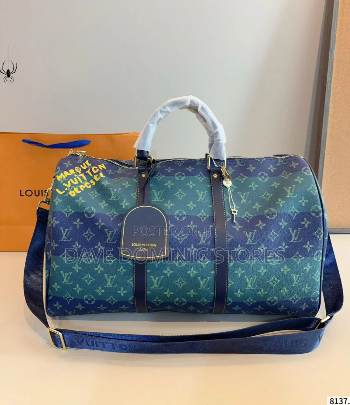 Louis Vuitton Denim Duffel Bag
