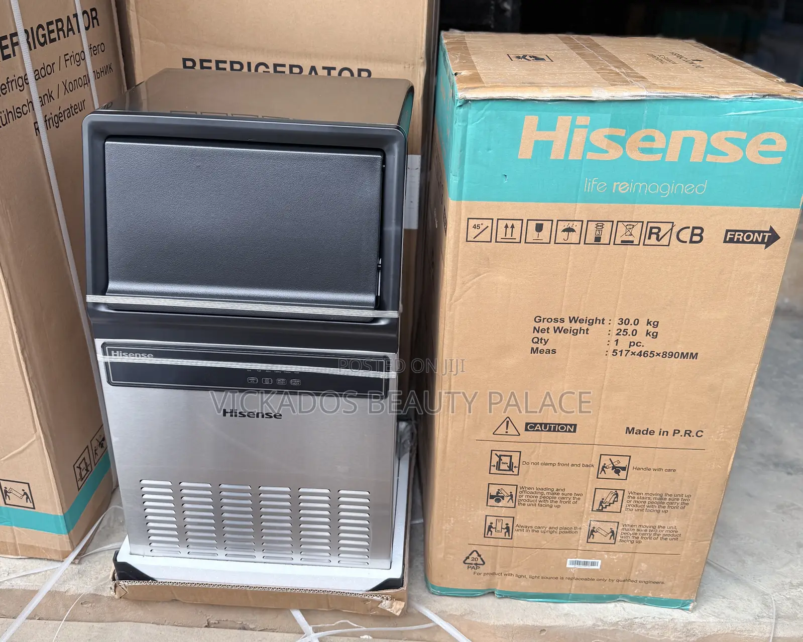 Hisense Ice Maker 9000 With Capacity: 45kg / 24h