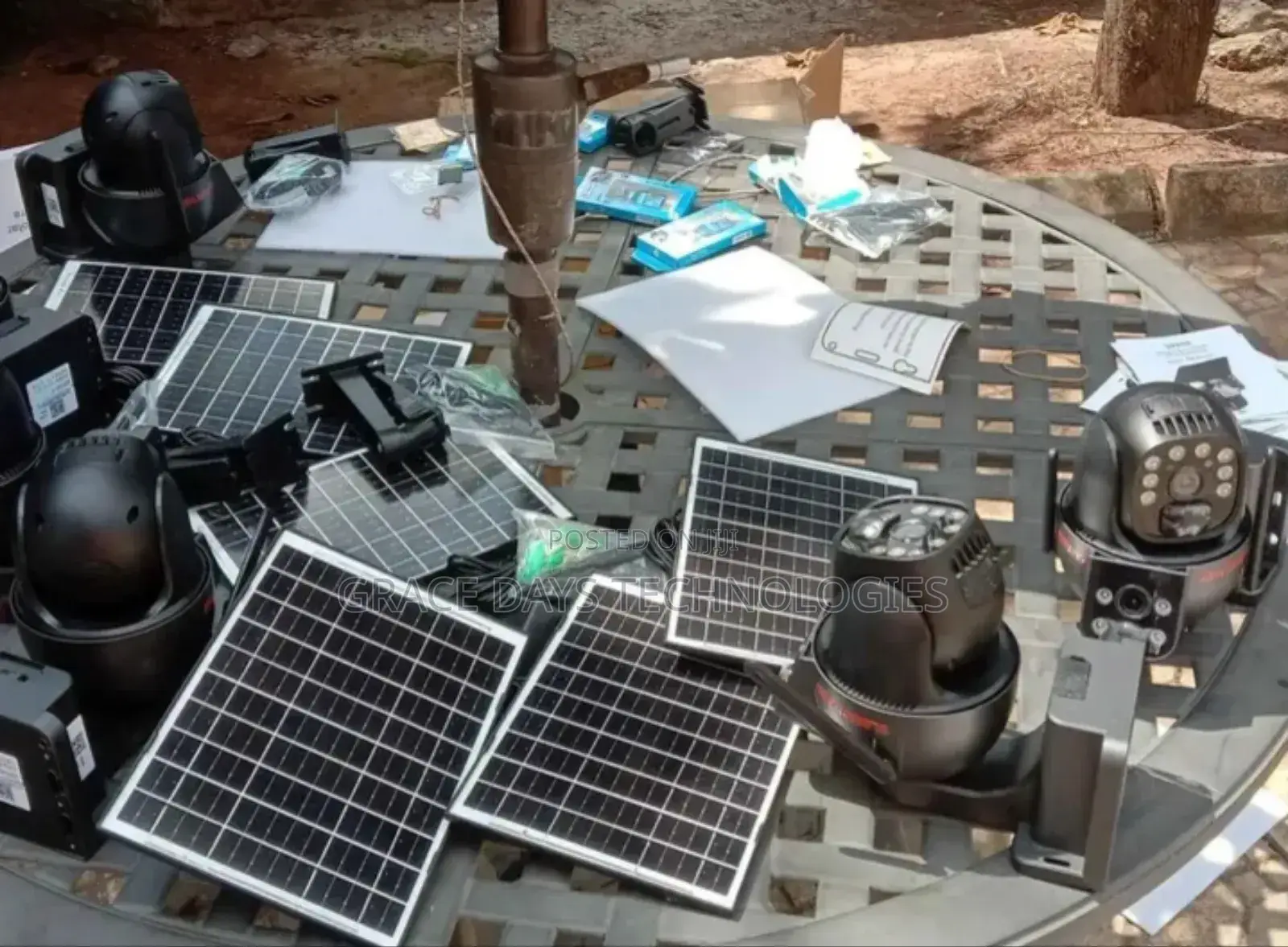 Dual Lens Ptz Solar Camera