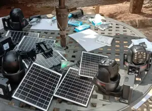 Dual Lens Ptz Solar Camera