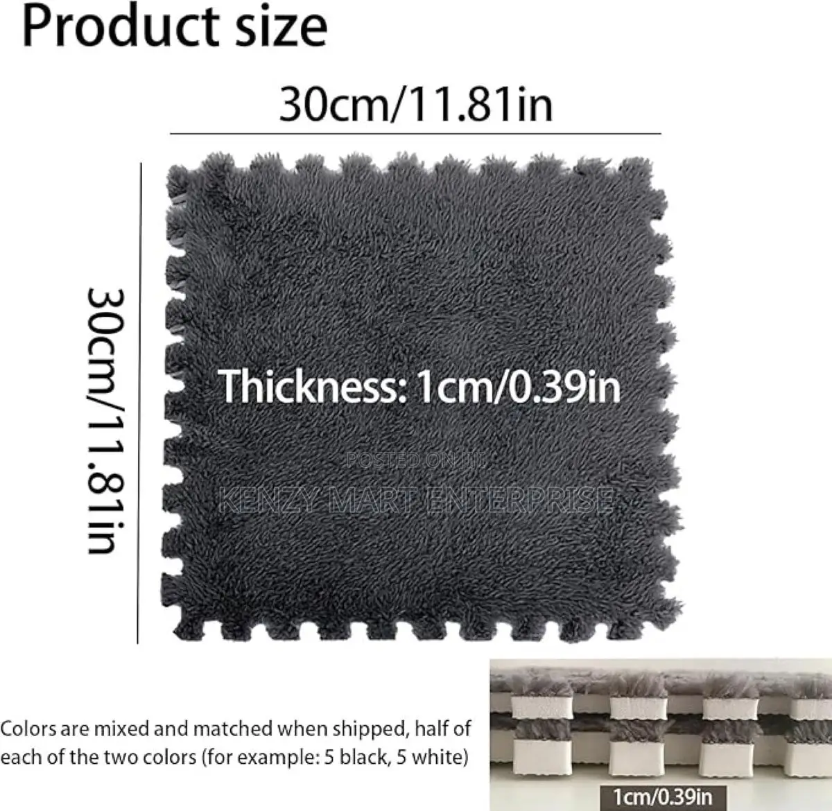 Removable Washable Carpet Squares Tile for Living Room