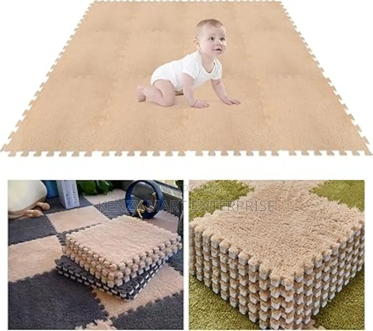 Removable Washable Carpet Squares Tile for Living Room