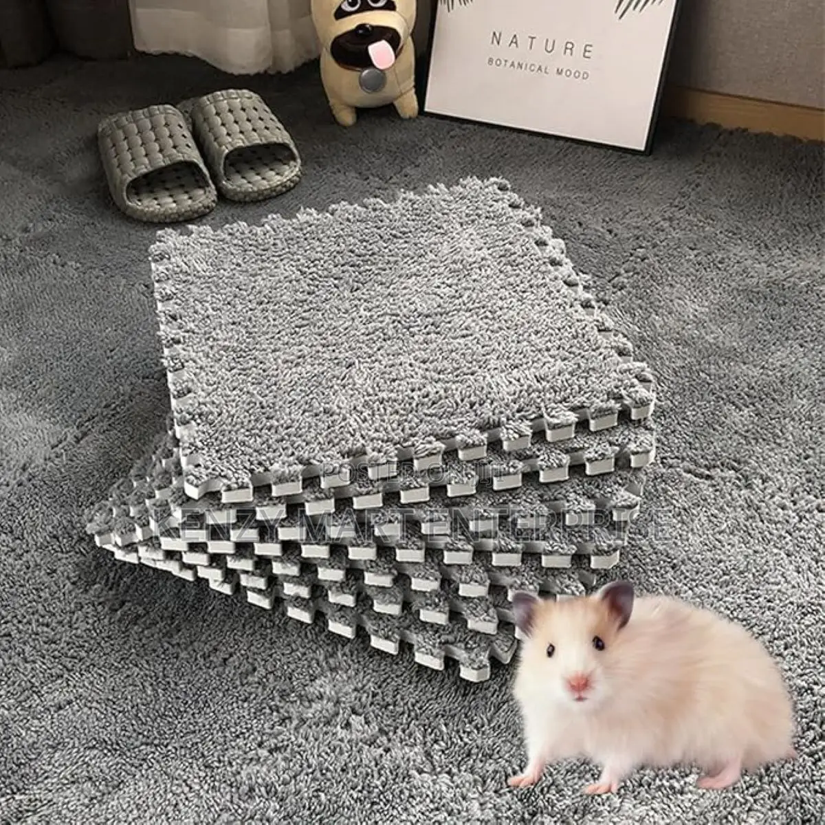 Removable Washable Carpet Squares Tile for Living Room