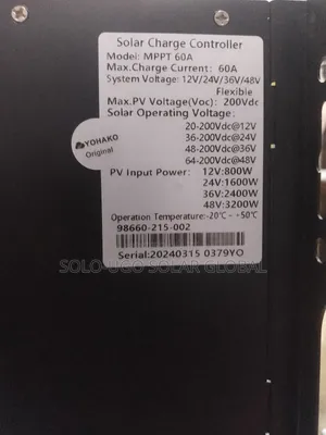 60ah Yohako Charge Controllers
