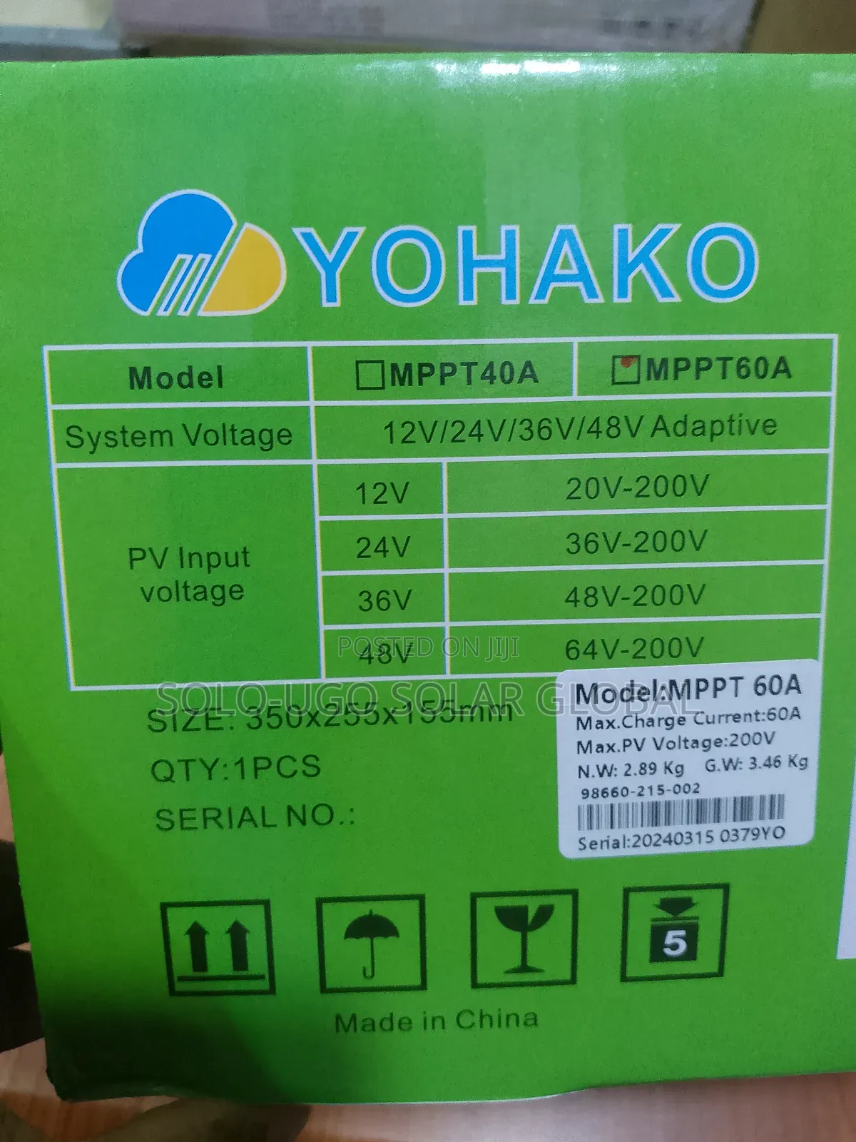 60ah Yohako Charge Controllers