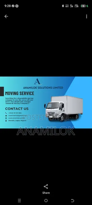 House Movables/Haulage
