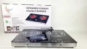 Table Top 6000w Electric Induction Double Burner Cooker Hub Stove