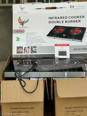 Table Top 6000w Electric Induction Double Burner Cooker Hub Stove