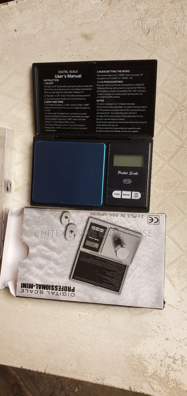 Digital Scale Professional-Mini / Pocket Scale.