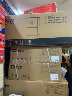 16kw Deye Single Phase Hybrid Inverter With 3 Mppt Charge Controller