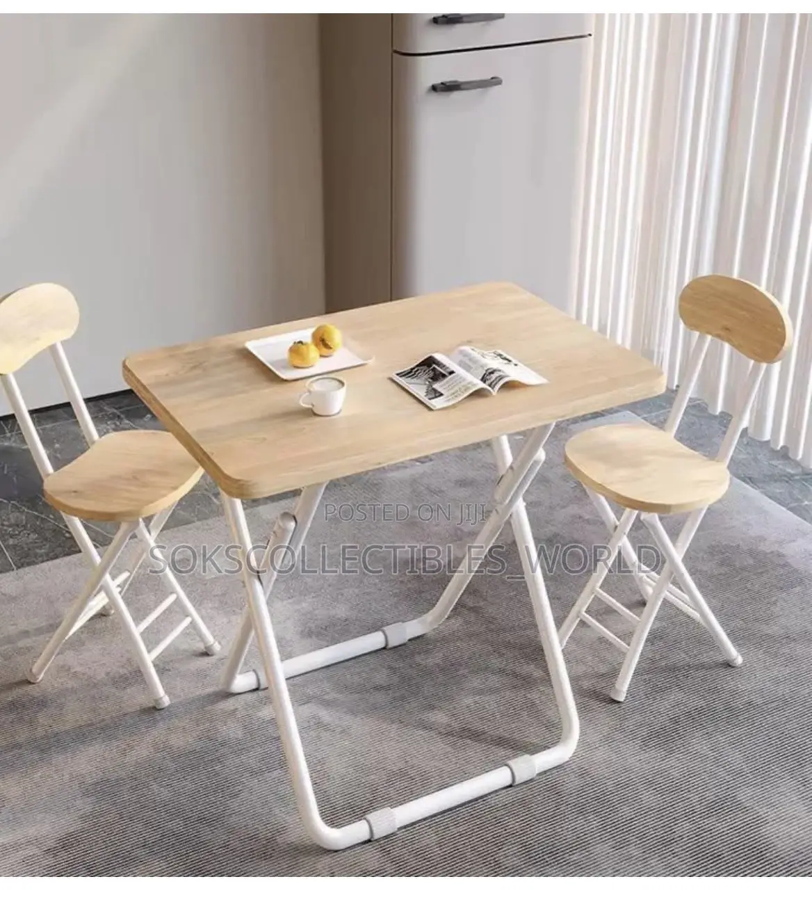 Foldable Table and 2 Chairs