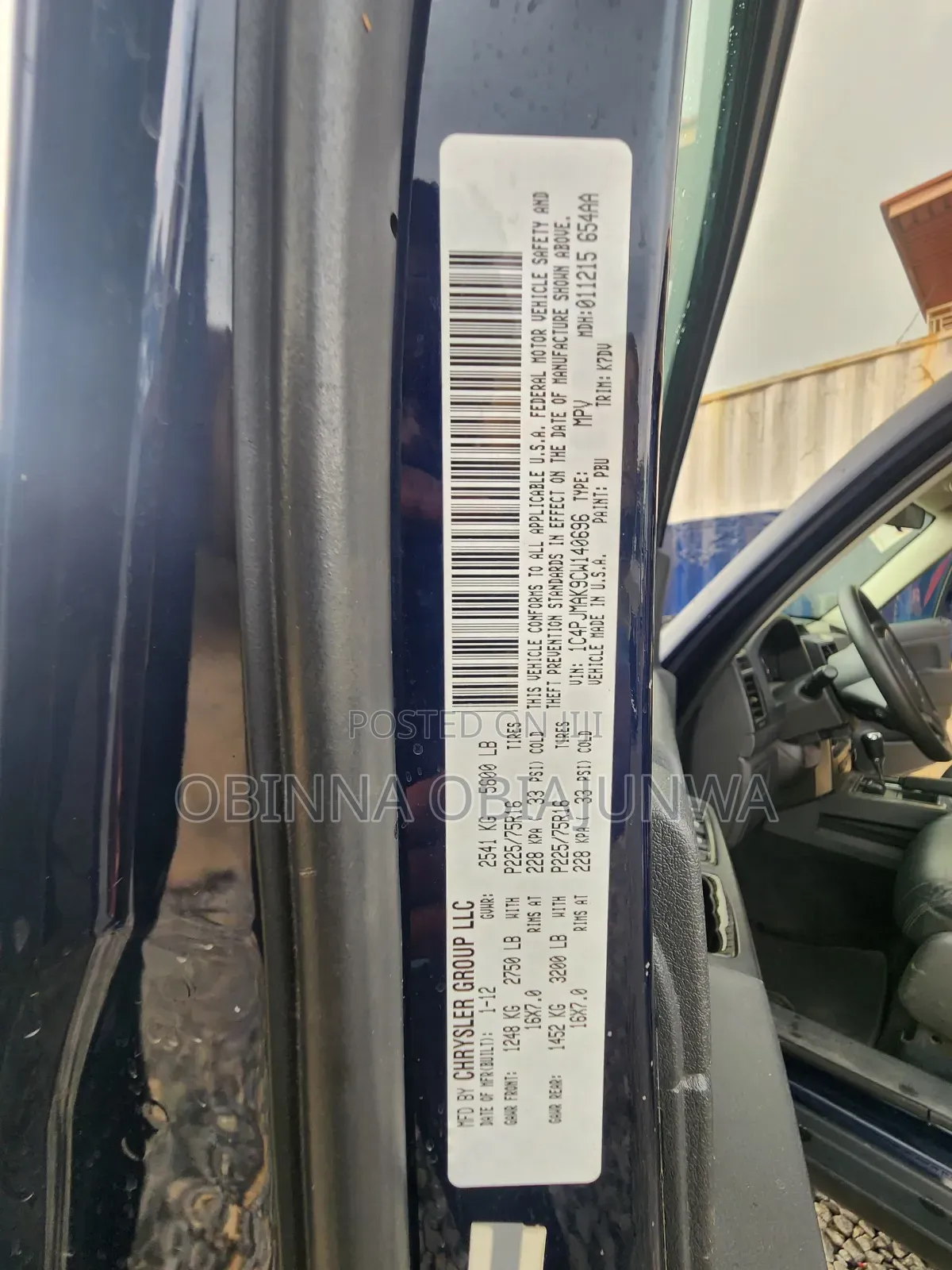 Jeep Liberty 2012 Blue