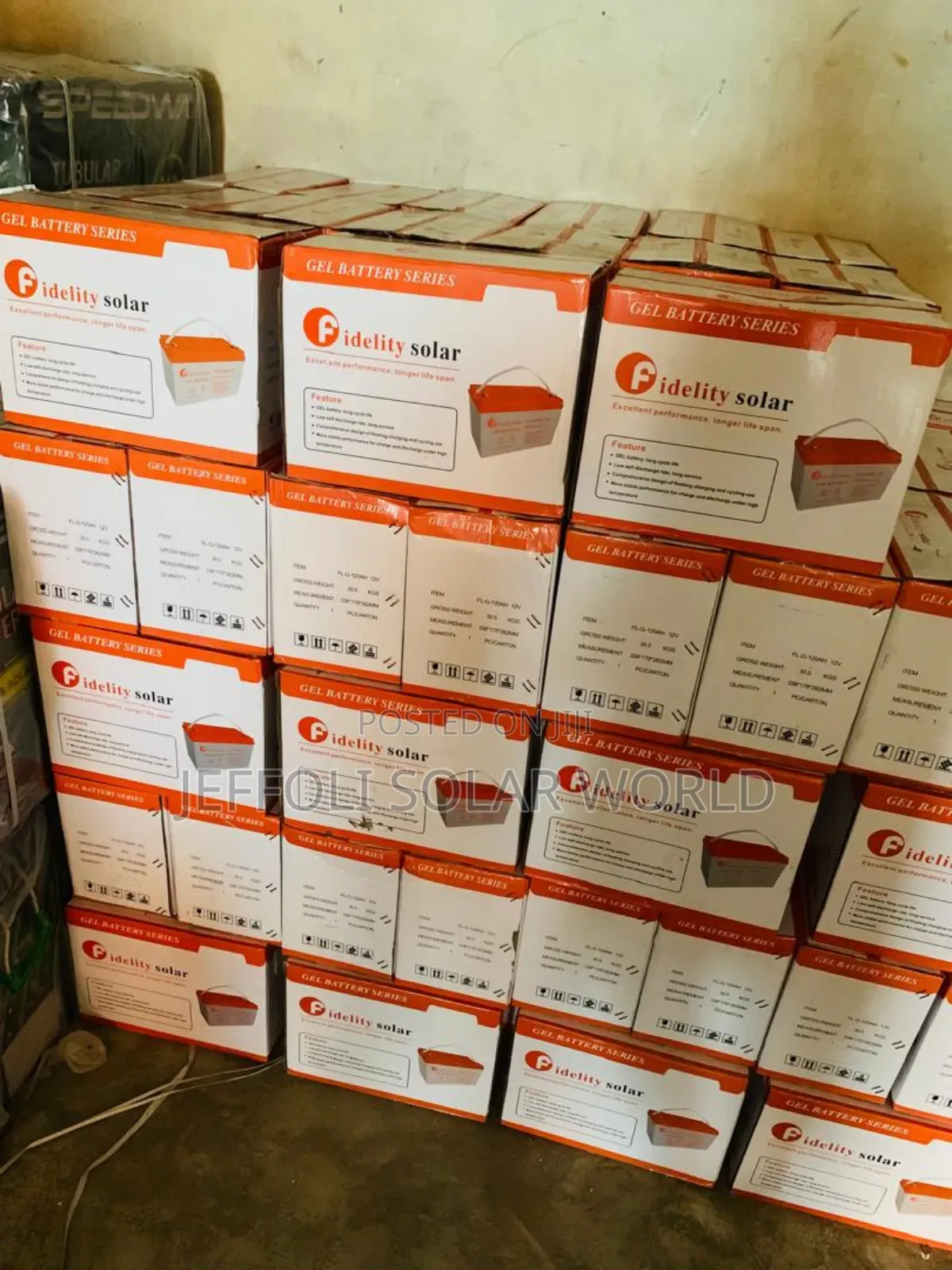 Fidelity Solar Battery 120ah