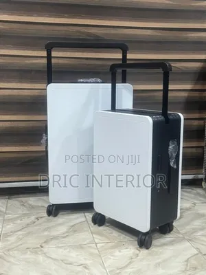 Set of 2 Luxury White Luggage Travel Box