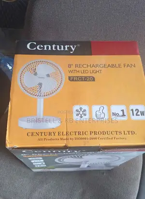 Century 8 Rechargeable Fan