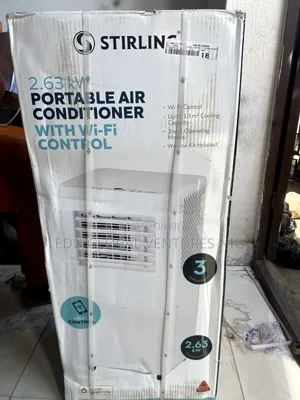 Stirling 2.63kw Portable Air Conditioner With Wifi Control.