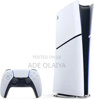 Sony Playstation 5 - Slim (Digital Edition) Games Console in White.
