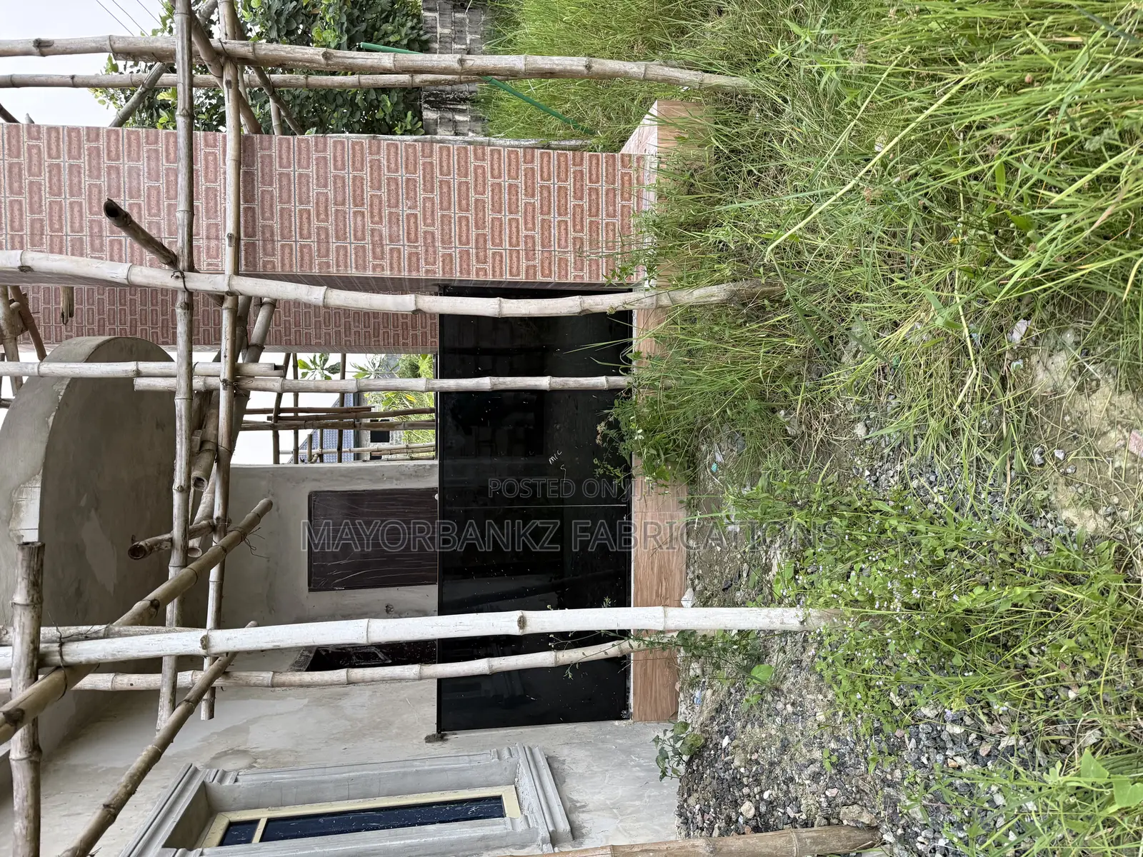 Gray Balcony Barricade
