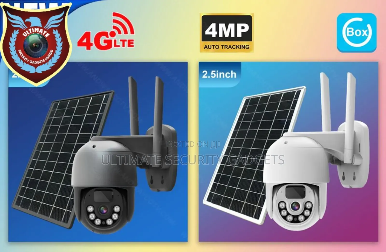 4g Sim Solar Powered PTZ Speed Dome Camera With Free MTN Sim Card