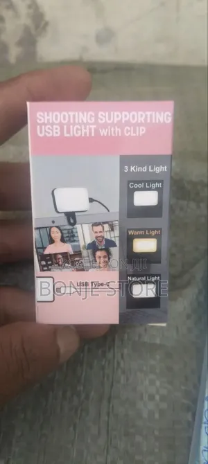 Shooting Supporting Usb Light With Clip