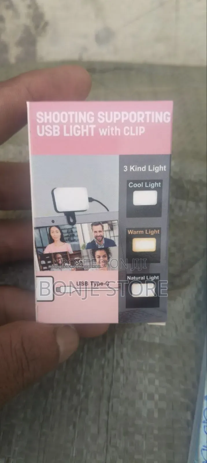 Shooting Supporting Usb Light With Clip