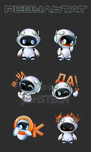 Custom Animation, Gif, Character Digital Sticker Design