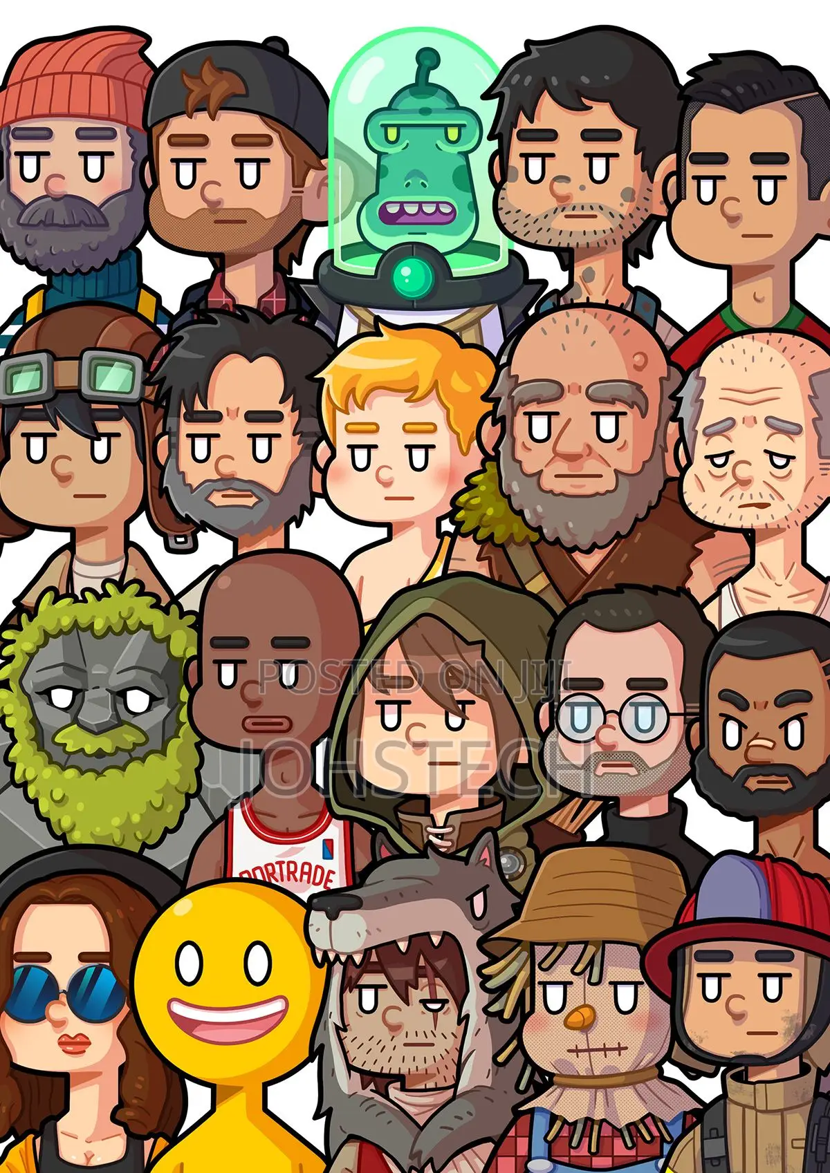 Custom Animation, Gif, Character Digital Sticker Design