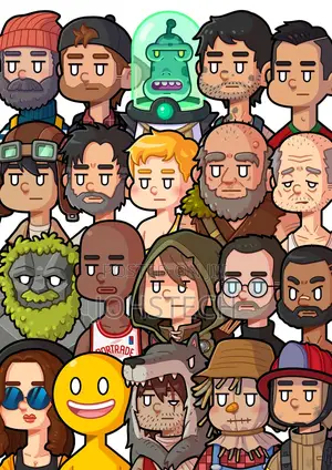 Custom Animation, Gif, Character Digital Sticker Design