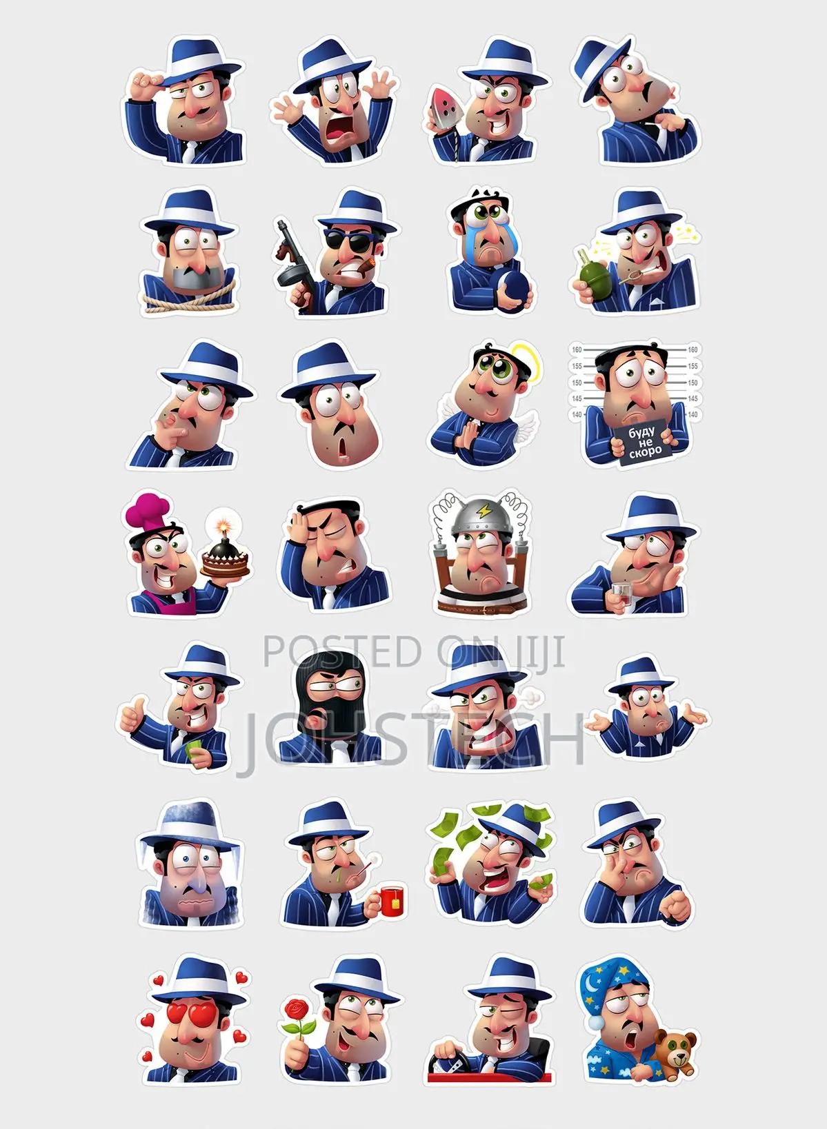 Custom Animation, Gif, Character Digital Sticker Design