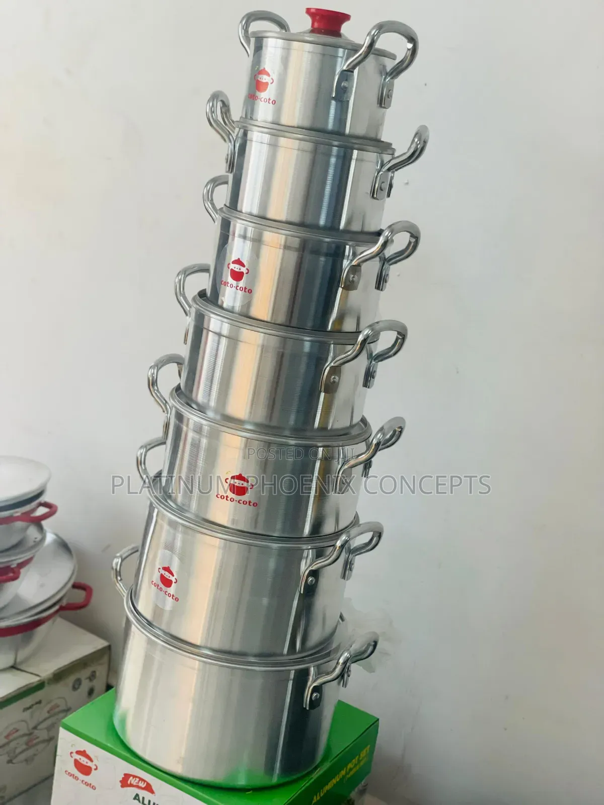 Coto Coto Aluminum Pot by 7 Set