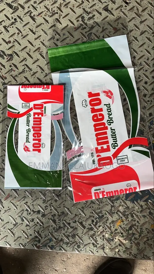 Printing Services on Bread Wrapper / Branded Nylon / Paper Bags /