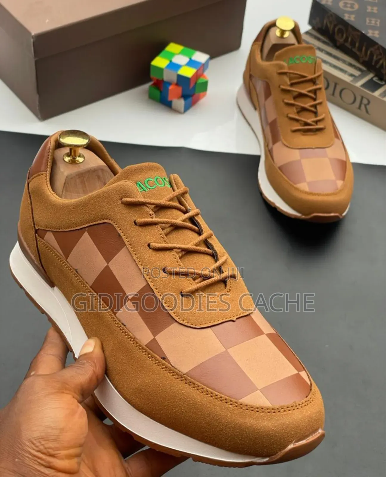 Chess Pattern Lacoste Shoes