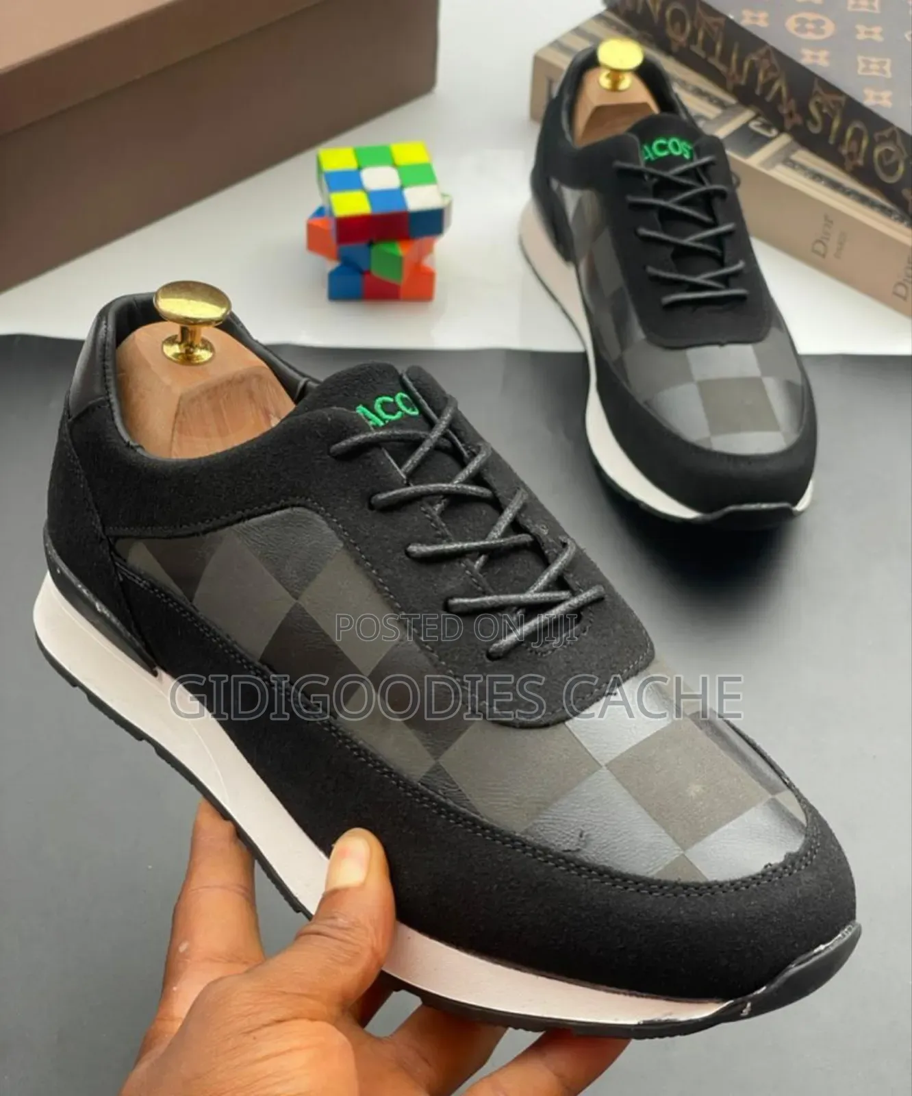 Chess Pattern Lacoste Shoes