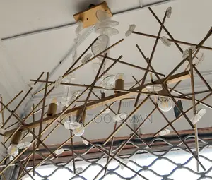 23" 6 Light Chandelier in Weathered Zinc