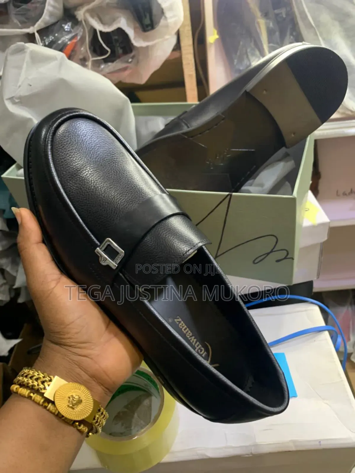 Richwanaz Pure Leather Men's Flat Shoes