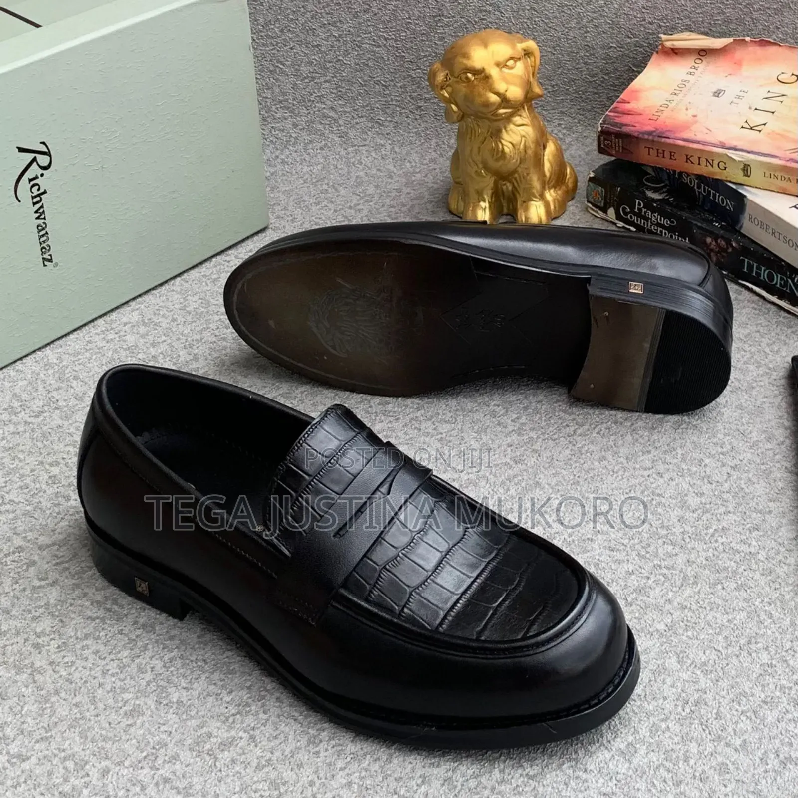 Richwanaz Pure Leather Men's Flat Shoes