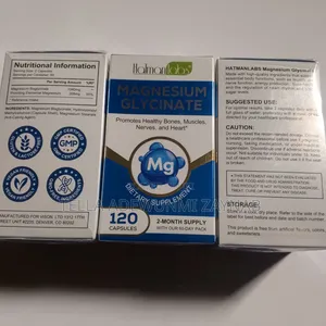 Magnesium Glycinate Promotes Healthy Bones 1040mg by 120 Capsules